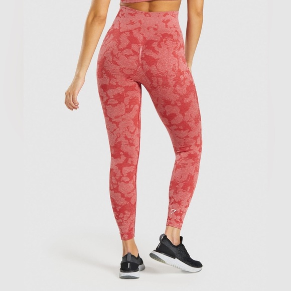 Gymshark adapt camo seamless leggings red color - Picture 2 of 5